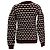Suéter geométrico oversized Victoria Victoria Beckham en viscosa multicolor - vista 3