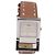 Fendi Orologi 5200G Watch in Brown Leather Red