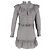Mini-Kleid mit Rüschen im Schwarz-Weiß-Karomuster aus Baumwolle Ganni Charron - Ansicht 3