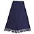 Fransen-Schal von Acne Studios aus marineblauer Wolle