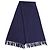 Fransen-Schal von Acne Studios aus marineblauer Wolle - Ansicht 2
