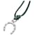 Collana con Pendente Tourbillon a forma di ferro di cavallo Hermès in seta multicolore  - vista 3