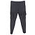 Pantalones cargo rectos Prada en lana gris oscuro - vista 2