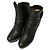 Lederkurze Stiefel JIMMY CHOO Schwarz