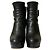 Lederkurze Stiefel JIMMY CHOO Schwarz - Ansicht 2