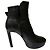 Lederkurze Stiefel JIMMY CHOO Schwarz - Ansicht 5