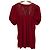 Autre Marque Power Net Bluse VIVIENNE TAM Rot