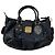 Autre Marque 2-in-1 Handtasche in Rostfarbe Schwarz Golden