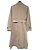 Autre Marque Trench coat duplo abotoado com cinto NSF Marrom Bege - vista 2