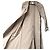 Autre Marque Trench coat duplo abotoado com cinto NSF Marrom Bege - vista 5