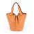 Bolsa de couro laranja Picotin PM da Hermès
