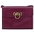 Salvatore Ferragamo Gancini Shoulder Bag Leather Purple