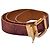 Steve Madden Gürtel Leder dunkelrot 85cm Bordeaux