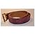 Steve Madden Gürtel Leder dunkelrot 85cm Bordeaux - Ansicht 2