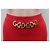 Gonna maxi in maglia di lana rossa Céline con catena dorata Rosso D'oro - vista 7