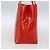 Borsa Reade Monogram Vernis PM di Louis Vuitton Rosso - vista 3