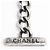 Chanel Gripoix Charm per Borsa in Metallo Argento e Vetro - vista 2