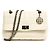 Chanel Gripoix Charm per Borsa in Metallo Argento e Vetro - vista 5