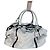 Borsa a spalla Gucci grande in pelle bianca Bianco