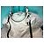 Borsa a spalla Gucci grande in pelle bianca Bianco - vista 4
