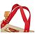 Borsa tote Antigua Cabas MM Louis Vuitton Rosso Beige - vista 8