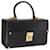 VERSACE Handtasche aus schwarzem und goldenem Leder Auth ka1996  - Ansicht 1