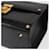 VERSACE Handtasche aus schwarzem und goldenem Leder Auth ka1996  - Ansicht 14