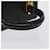 VERSACE Handtasche aus schwarzem und goldenem Leder Auth ka1996  - Ansicht 7
