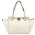 VALENTINO Borsa in pelle 2 in 1 Bianco Oro Auth bs32858 D'oro - vista 13