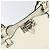 VALENTINO Borsa in pelle 2 in 1 Bianco Oro Auth bs32858 D'oro - vista 19
