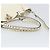 VALENTINO Borsa in pelle 2 in 1 Bianco Oro Auth bs32858 D'oro - vista 7
