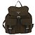 PRADA Backpack Nylon Khaki Silver Auth 168394 Silvery - view 2