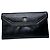 Clutch in pelle con stampa a serpente vintage Givenchy nera Nero