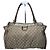Vintage Gucci Monogram D-Ding Handtasche Goldbeige Golden