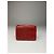 Portefeuille en cuir Chanel CC vintage rouge - vue 12
