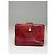 Portefeuille en cuir Chanel CC vintage rouge - vue 2