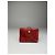 Portefeuille en cuir Chanel CC vintage rouge - vue 3