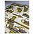 Céline Sciarpa Monogramma Astratto Vintage Celine Giallo Verde - vista 3