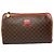 Céline Clutch in pelle monogramma Celine Paris vintage marrone