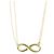 Tiffany & Co Collana Pendente Infinity in Oro Giallo 18K Tiffany D'oro - vista 2