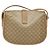 Céline Celine Vintage Macadam Schultertasche aus Canvas Klein Beige - Ansicht 2