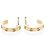 Orecchini a mezza cerchio Baby Love di Cartier - vista 3