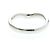 Tiffany & Co Anello Curvo Tiffany con Diamanti Argento - vista 3