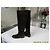 Autre Marque Stivali Overknee Manufacture d'Essai Marroni Camoscio - vista 4