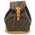 Louis Vuitton Monogram Montsouris MM Rucksack Braun
