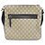 Borsa a spalla Gucci in tela GG Supreme beige - vista 2