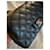 Timeless Peça muito rara. Bolsa Chanel Retangular com Aba em couro caviar preto - vista 6
