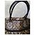 Borsa a mano Gucci in tela monogram beige e marrone - vista 3