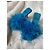 Sandali con tacco in piume blu Jeffrey Campbell - vista 2