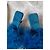 Sandali con tacco in piume blu Jeffrey Campbell - vista 3